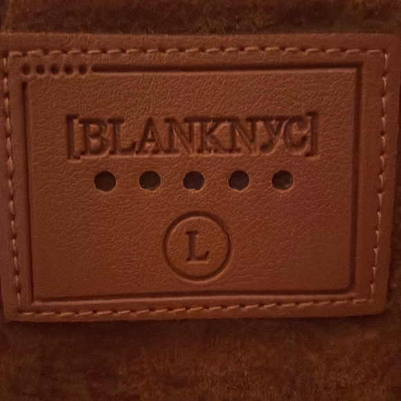 NWT Blank NYC 100% Leather Jacket Red Brick Color Size L - Picture 3 of 5